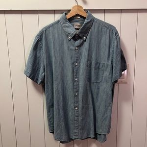 J.crew Short Sleeve Chambray Never Worn With Tags